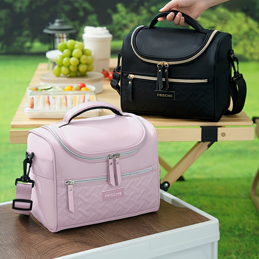 [Leakproof Insulated Lunch Bag] Reusable Leakproof & Lightweight Insulated Lunch Bag | Thermal Food Carrier Tote for Travel, Picnics, Work, Outdoors - Durable Built-in Insulation Cooler