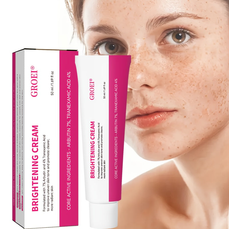 [Radiance Cream] 2pcs Radiance Cream with 7% Arbutin & 4% - Hypoallergenic, Spot-reducing Moisturizer for All Types, Evens Tone, Boosts Radiance, Complexion Care Products