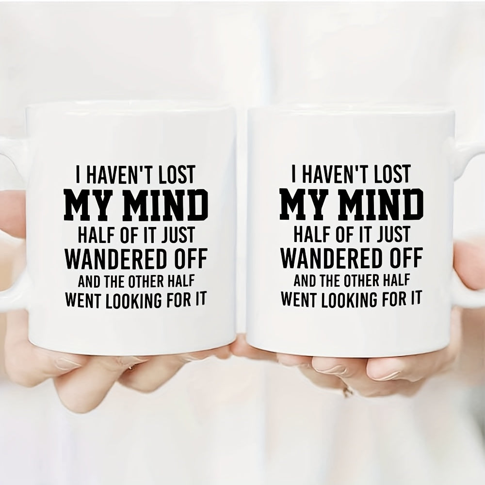 1pc 3A Grade, Funny Mug, 11 OZ, Novelty coffee cup, Coffee Bar Accessories, Inspirational quote text, Gifts for birthdays, Halloween, Father's Day, Mother's Day, Gift for friend sister, brother, dad, mom, Use At Home Party