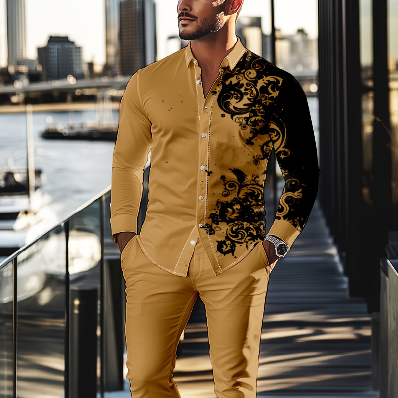Men's 2 pc pants set