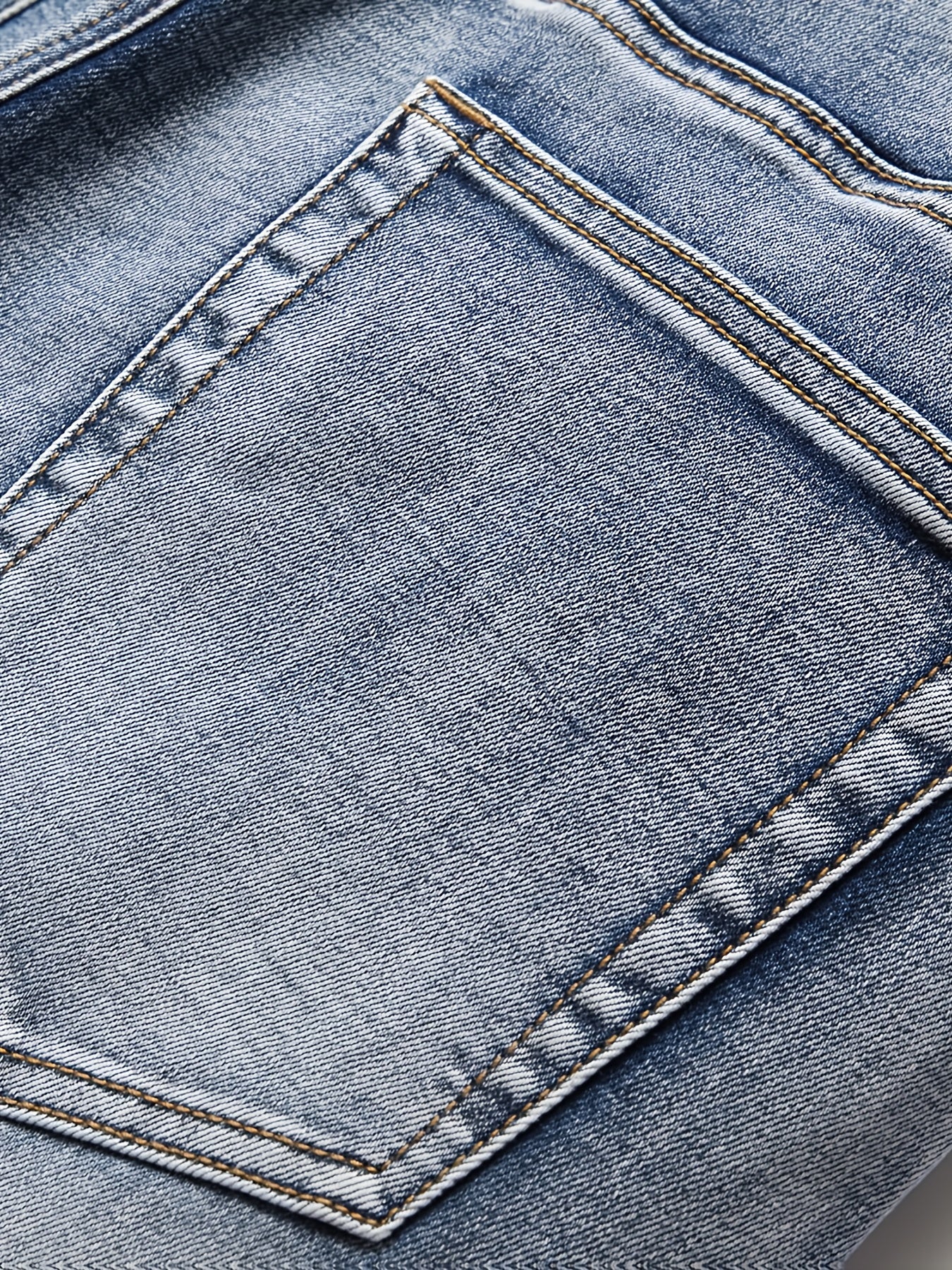 Men'S Slim-Fit Distressed Faux Denim with Raw Edges & Washed Texture - Machine-Washable Streetwear Faux Denim Trousers, All-Season Comfort, Solid Color Design for Casual & Formal Outfits, Versatile Clothing, Trendy Fashion, D
