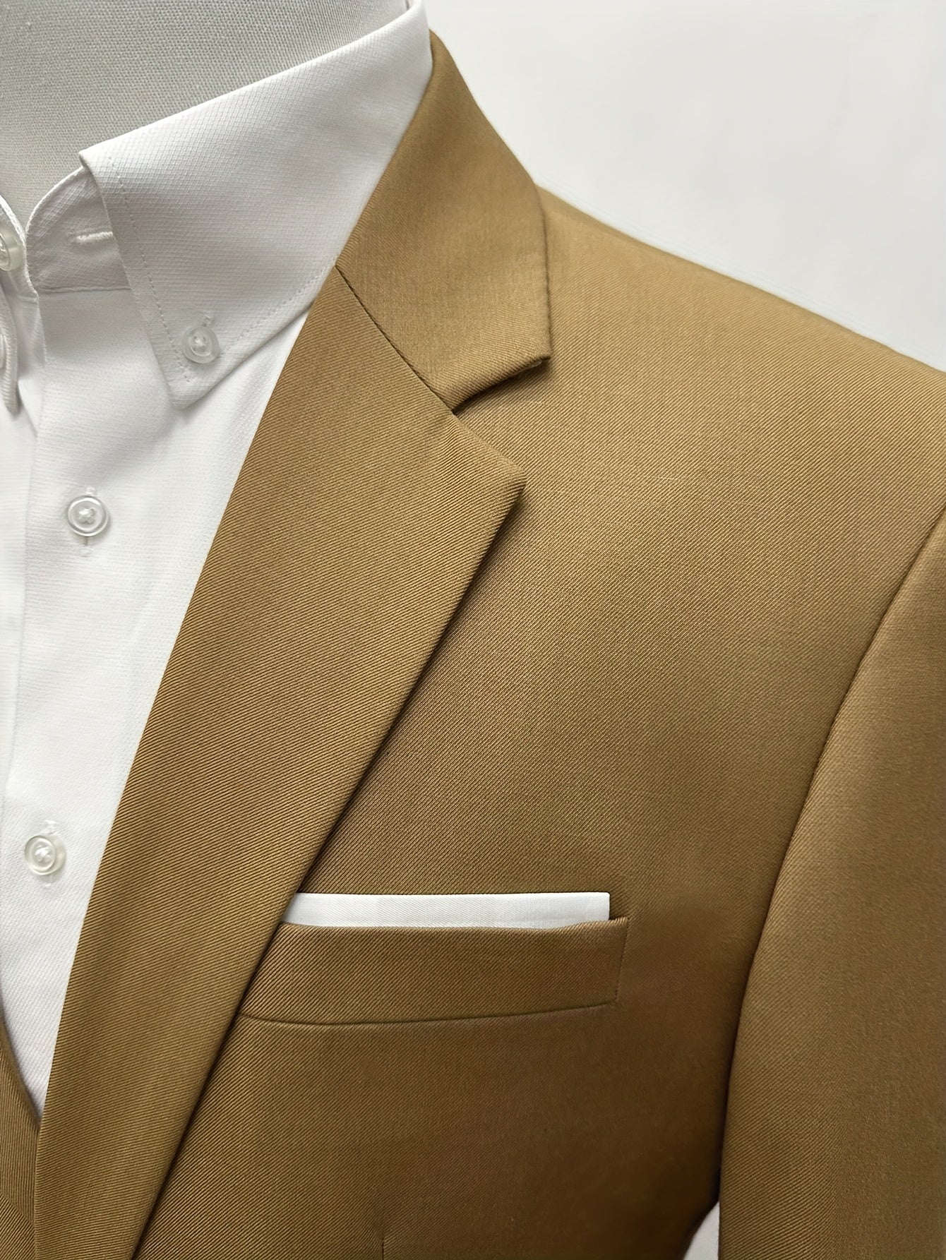 Men'S Single-breasted Suit - 2pcs Suit -- Fashionable Orthodox Business Attire - Suitable For Weddings - Interviews - Weddings - And Gatherings