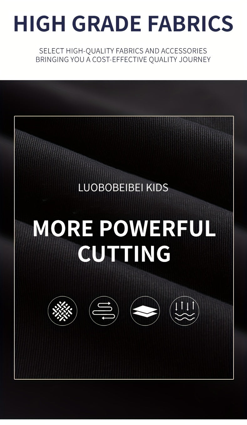 [Cool Boy Two-Piece Suit] New Style Cool Boy Two-Piece Suit Set | Children's Wedding Performance Outfit for Spring and Autumn Season