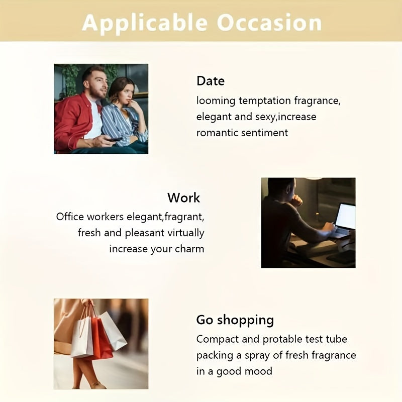 2pcs LONKOOM Long-Lasting Eau De Parfum for Women - Floral-Fruity & Sweet Fruity Fragrance, 3.4fl.oz + 0.34fl.oz Travel-Size, Luxury Gift Box with Pink Ribbon, Perfect for Daily Wear, Office, Travel, Birthday, Mother’s Day