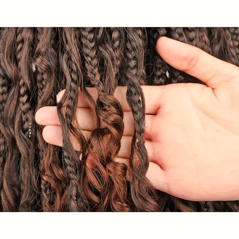 16 Inch 13x6'' HD Lace Short Braided Wigs for Women Bob Knotless Boho Braided Wigs Hair Premium Synthetic Braided Lace Front Wig, Lace Front Wig Synthetic, Pre Plucked Lace Front Wig, Wig Braids, Wig, Lace Front Wig, Protecti