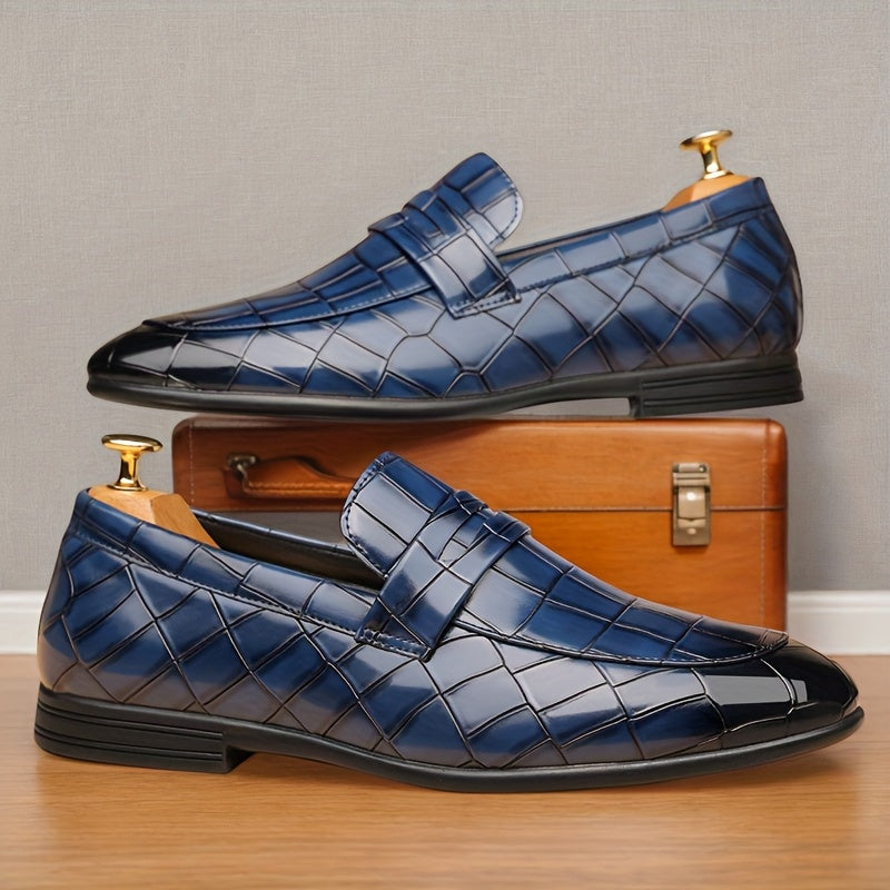 New Plus Size Men's Fashionable And Versatile Blue Sneakers, Comfortable And Non Slip Rubber Sole, Durable Shoes, Men's Shoes, Fashionable And Versatile 38696