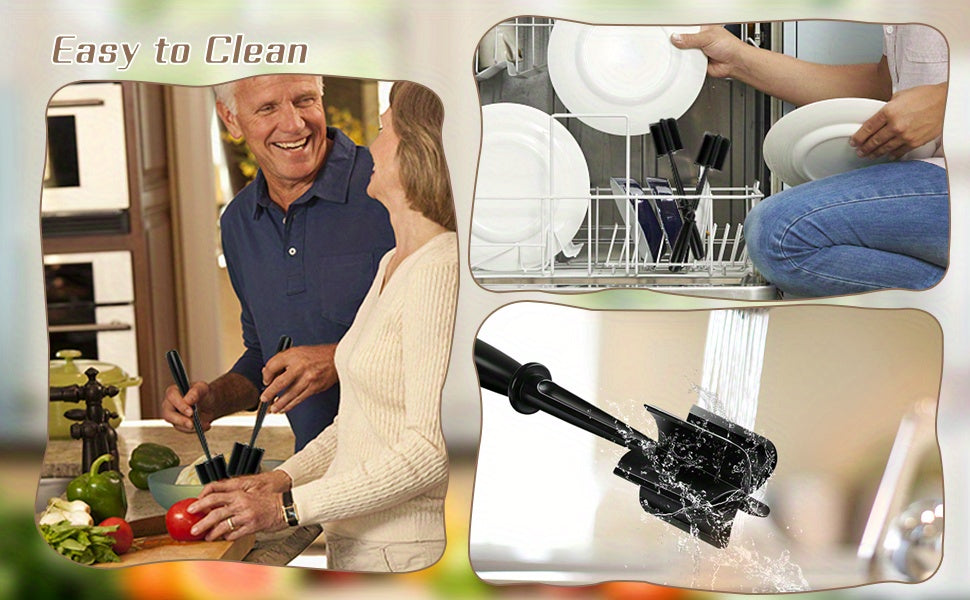 [Manual Meat Shredder] PANCERKA Manual Meat Shredder & Pulverizer | Heat-Resistant Polypropylene, Non-Stick Surface, Ergonomic Handle, Dual Interchangeable Blades for Beef, Turkey, BBQ, Stovetop Use, Kitchen Gadgets, Durable