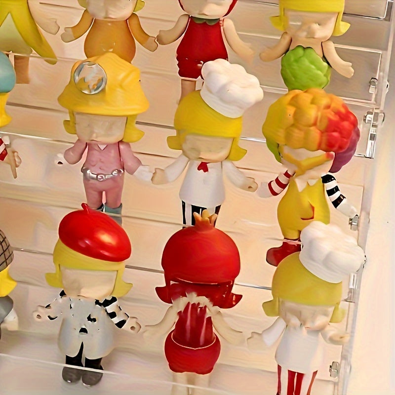 1pc Boho Style Clear Acrylic Display Stand, Multi-Tier Cosmetic Organizer for Nail Polish, Lipstick, Perfume - Durable Plastic, No Power Needed