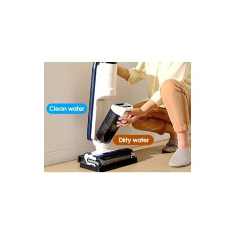 🎉Huge Sale🎉: Tineco iFLOOR 5 Breeze Complete Wet Dry Vacuum, One-Step Cleaning for Hard Floors, Edge Clean, Auto Self-Cleaning, Lightweight & Cordless Design, Blue