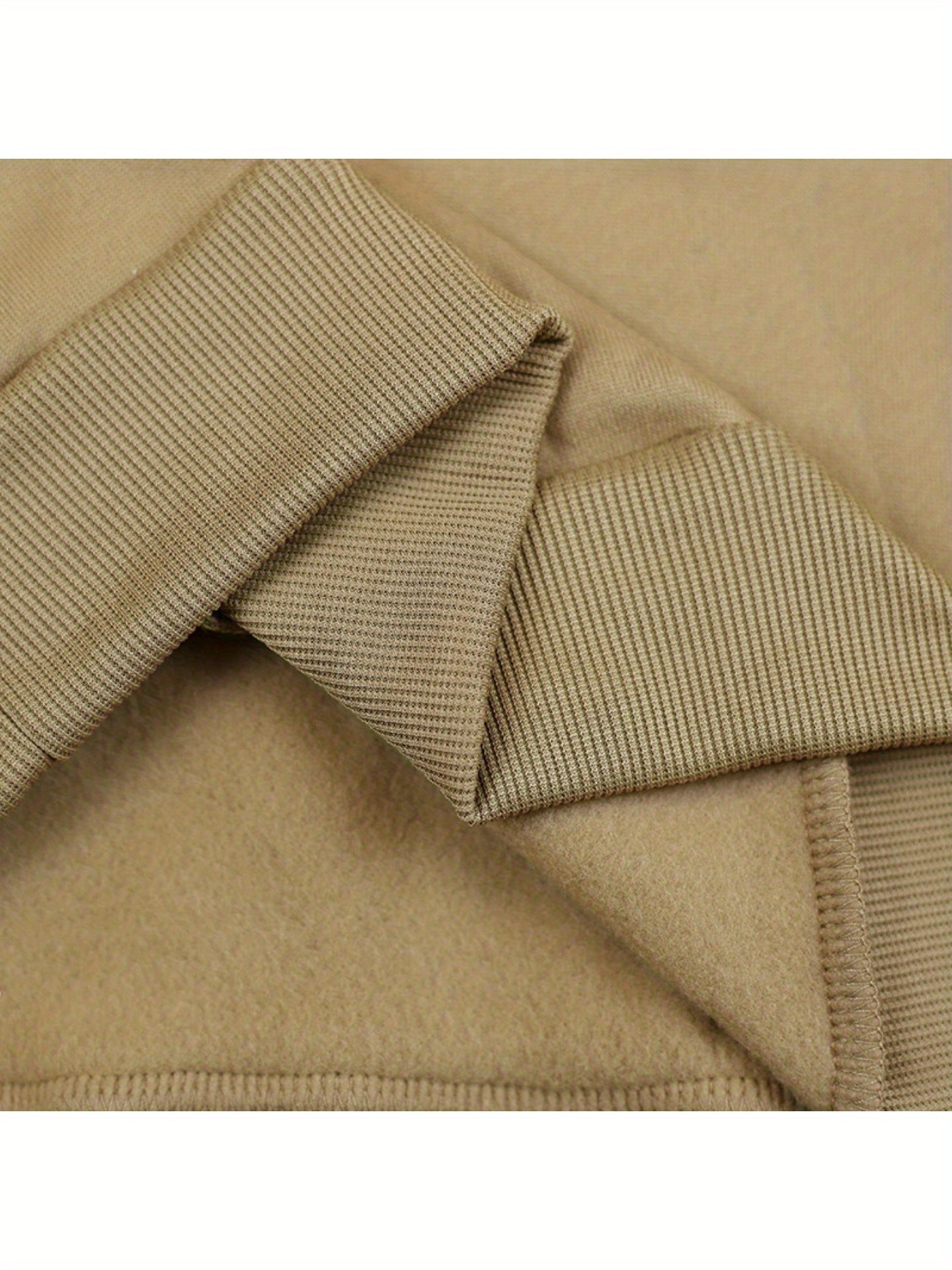 1 Set 2pcs Men's Athletic Casual Tracksuit - Fleece Lined Hooded Long Sleeve Pullover Sweatshirt & Pocketed Sports Pants, Warm Fleece Lining with Breathable Fabric, Perfect for Daily Wear, Outdoor Activities, Home Leisure - M