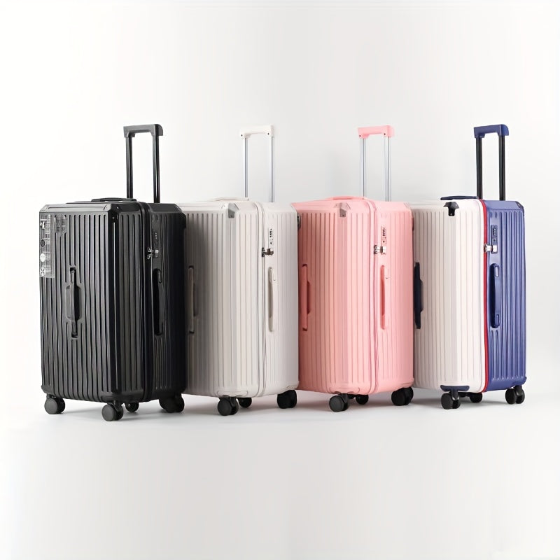 Large Capacity And Lightweight Suitcase Set 13+24, Metal Corner, Customs Password Lock, ABS+PC, Wet And Dry Storage Bag, Universal Wheel, Water Cup Holder, USB Charging To Interface Suitcase Student Hand Push Box Can Be Found