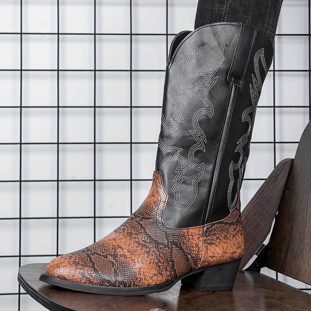 [New Style Cowboy Boots] 2025 New Style Lightweight Men's Western Cowboy Boots | High Top Knight Boots Size 39-48 Couple Boots