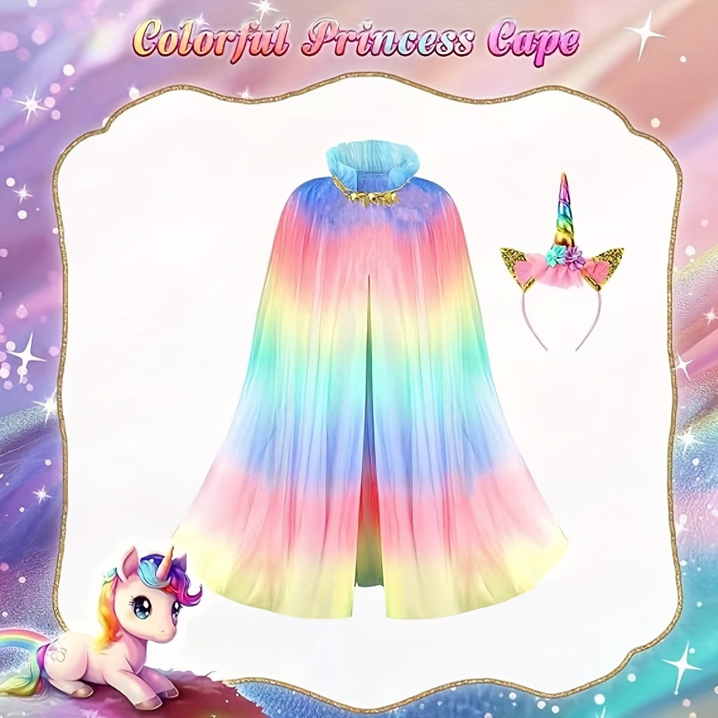 18pcs Princess Dress Up Clothes for Little Girl Role Play Costume Gift Set, Princess Dress Up Toys for Youngsters Girls, Birthday Christmas Party Gifts for Girls Aged 3-6 Years Old