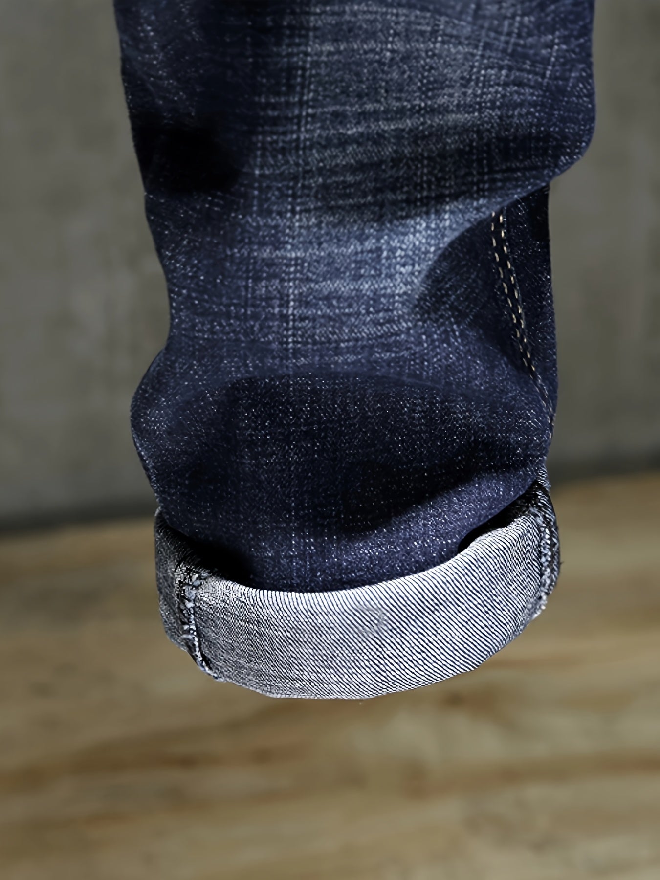 Men's Summer Fashion Trend Elastic Comfortable Versatile Slim-fit Jeans, Suitable for All Seasons.