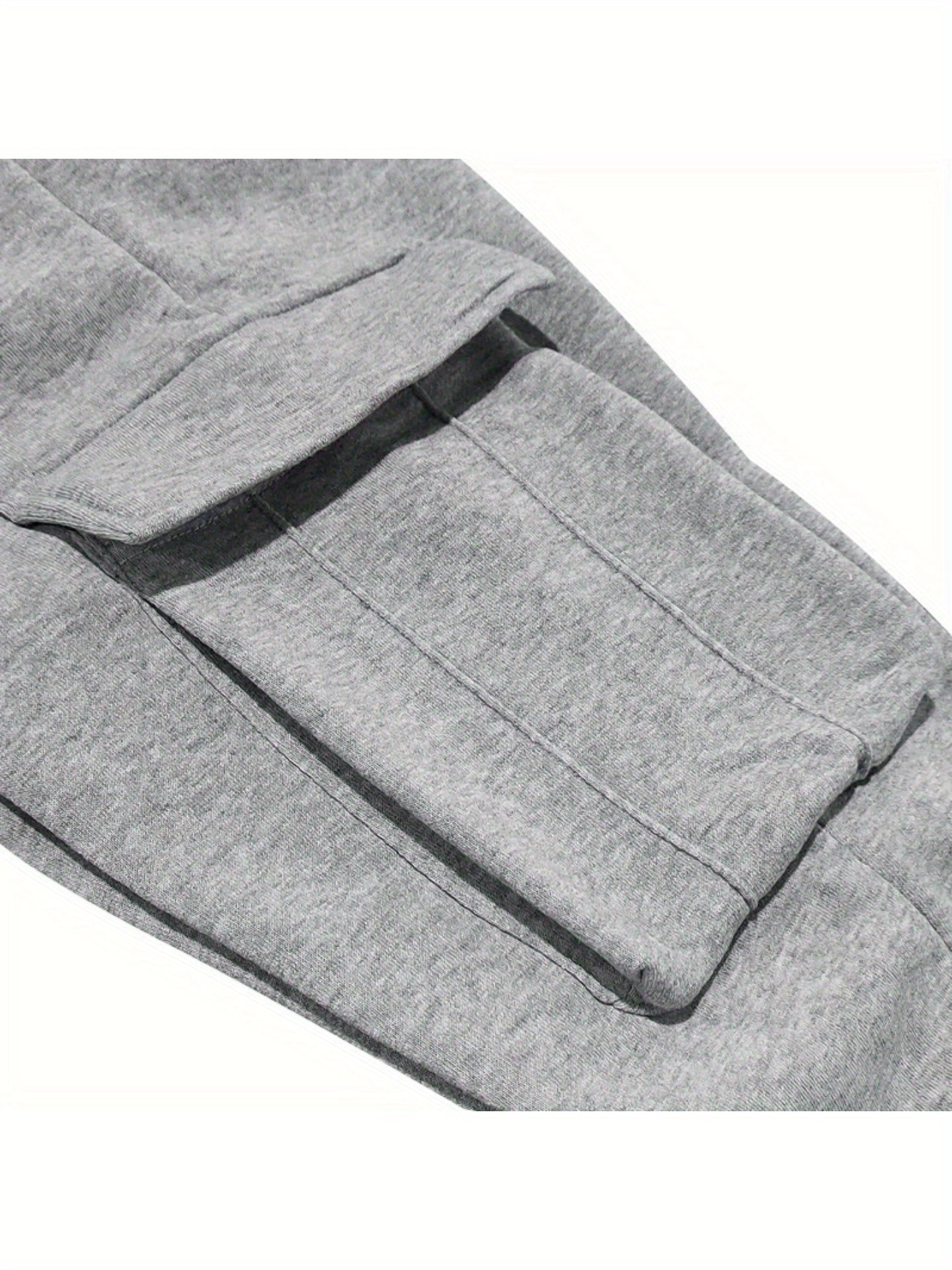 1 Set 2pcs Men's Athletic Casual Tracksuit - Fleece Lined Hooded Long Sleeve Pullover Sweatshirt & Pocketed Sports Pants, Warm Fleece Lining with Breathable Fabric, Perfect for Daily Wear, Outdoor Activities, Home Leisure - M