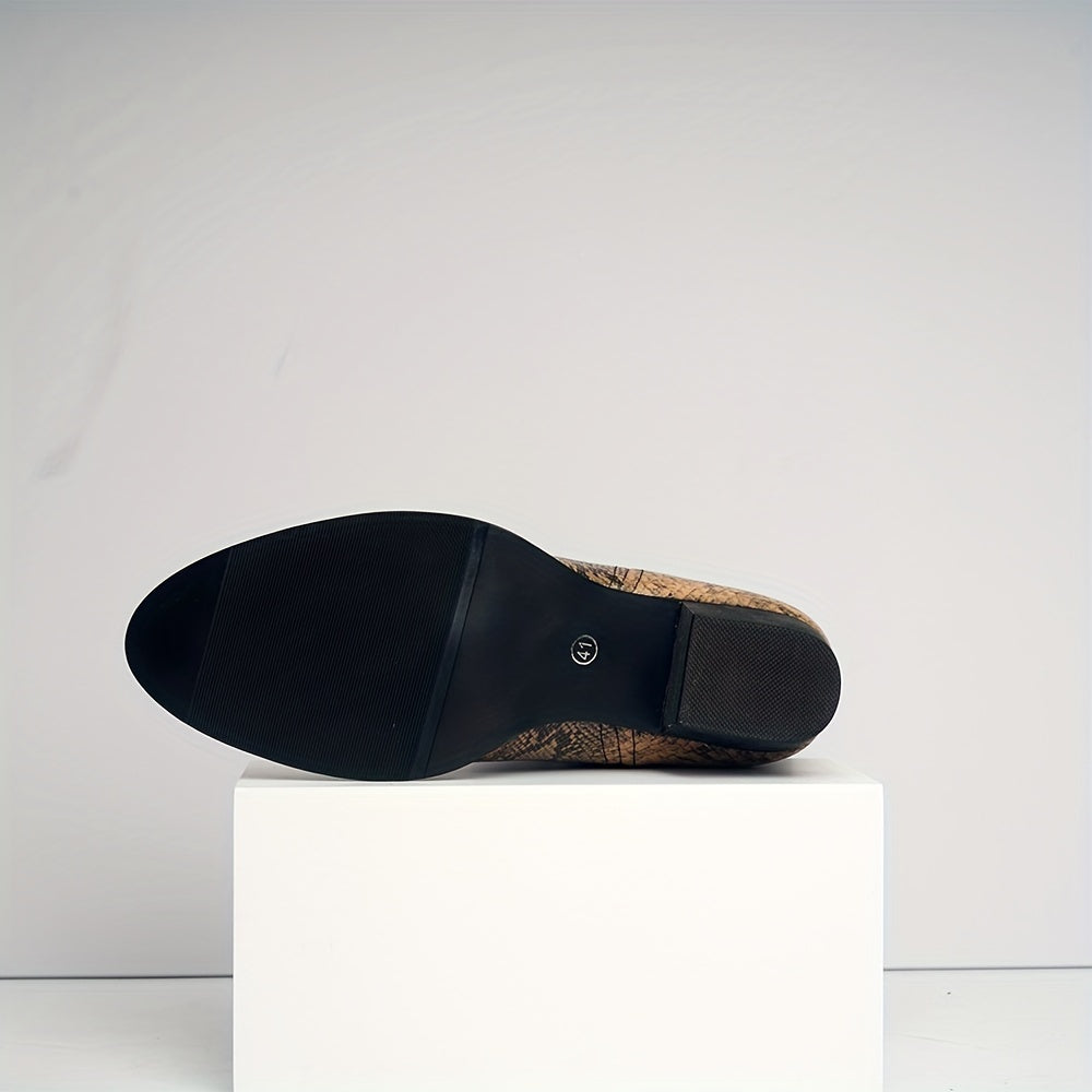 [New Style Cowboy Boots] 2025 New Style Lightweight Men's Western Cowboy Boots | High Top Knight Boots Size 39-48 Couple Boots