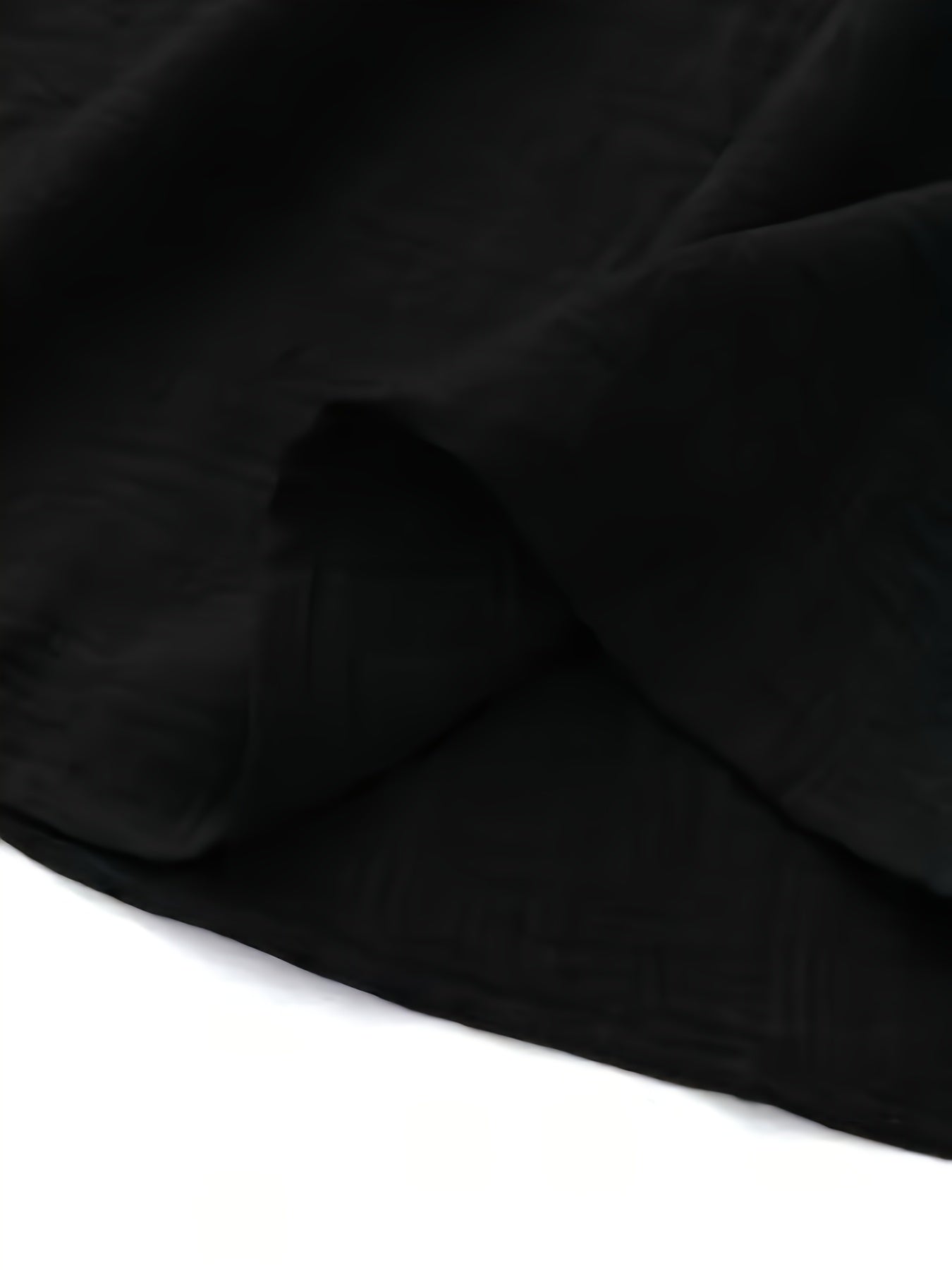 [Polyester Wide Leg Pants] Polyester Women's Wide Leg Pants, Elastic Waist, Loose Fit, Long Length | Solid Color, 100% Polyester, 200g/m², for Spring/Fall, Weekend Casual Wear