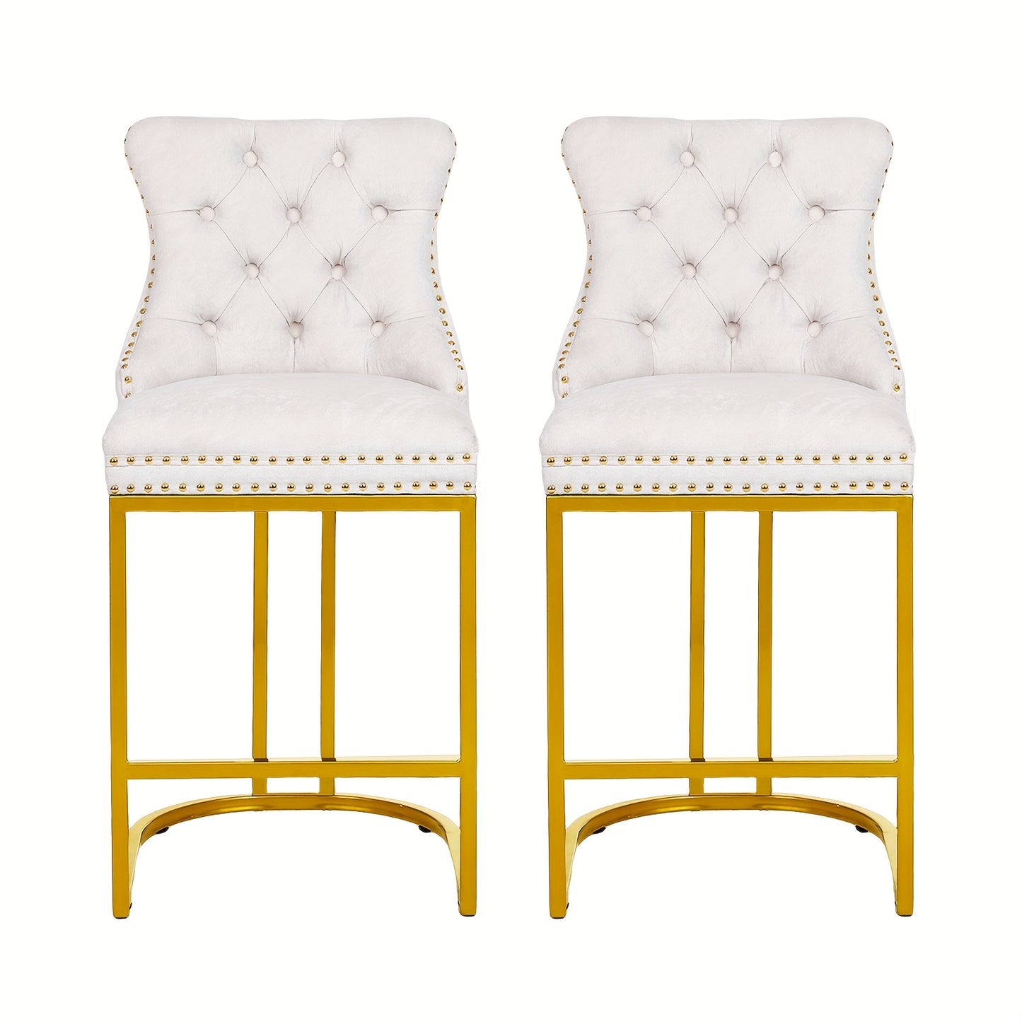 [Modern Bar Stool] 2/3/4pcs Set Modern Bar Stool - Performance Fabric Island Height for Home Kitchen