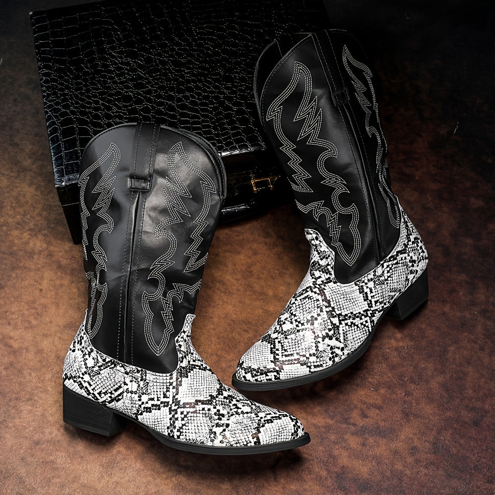 [New Style Cowboy Boots] 2025 New Style Lightweight Men's Western Cowboy Boots | High Top Knight Boots Size 39-48 Couple Boots