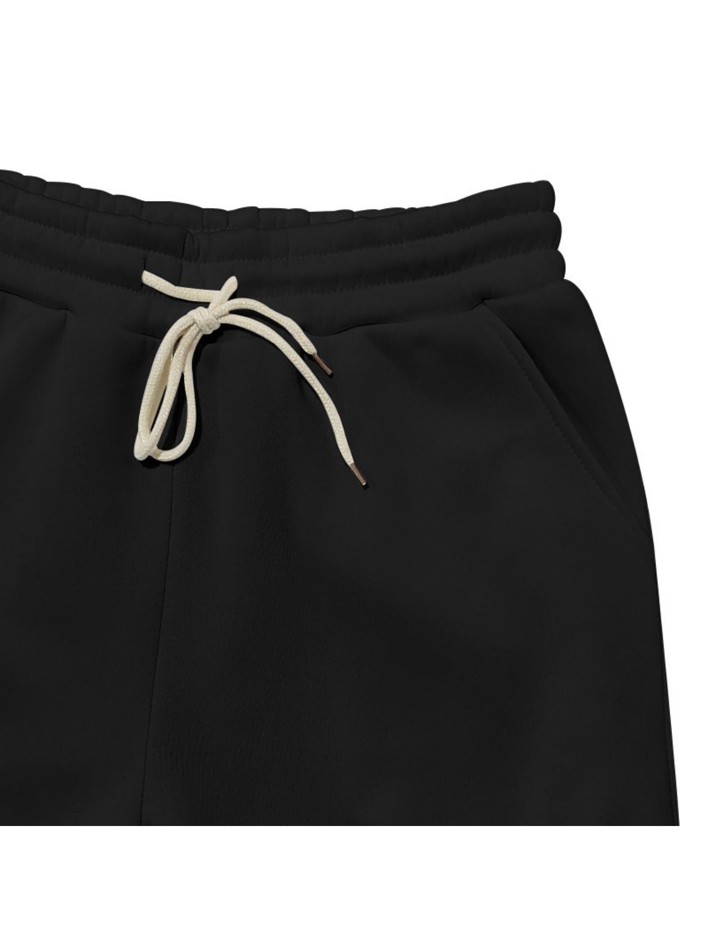 1 Set 2pcs Men's Athletic Casual Tracksuit - Fleece Lined Hooded Long Sleeve Pullover Sweatshirt & Pocketed Sports Pants, Warm Fleece Lining with Breathable Fabric, Perfect for Daily Wear, Outdoor Activities, Home Leisure - M