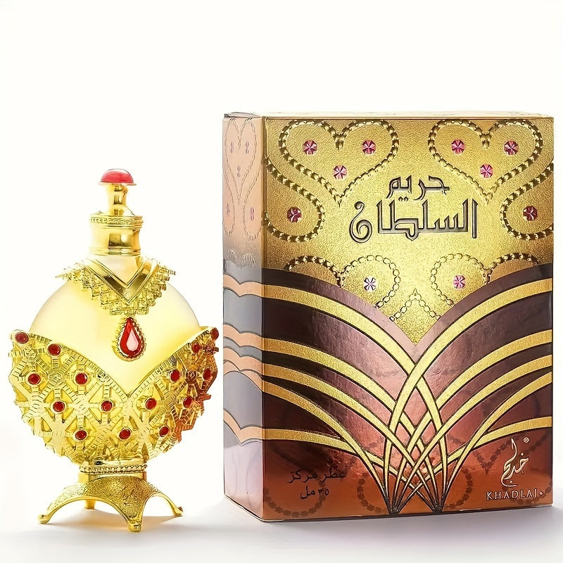 Long Lasting Classic Golden Arabian Concentrated Perfume Oil, A Seductive Arabic Perfume For Women