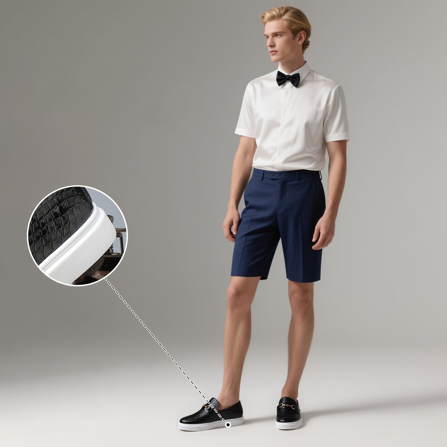 26053 Men's Business Casual Slip-On Shoes with Smooth Finish, Soft Insole, Perfect as a Gift