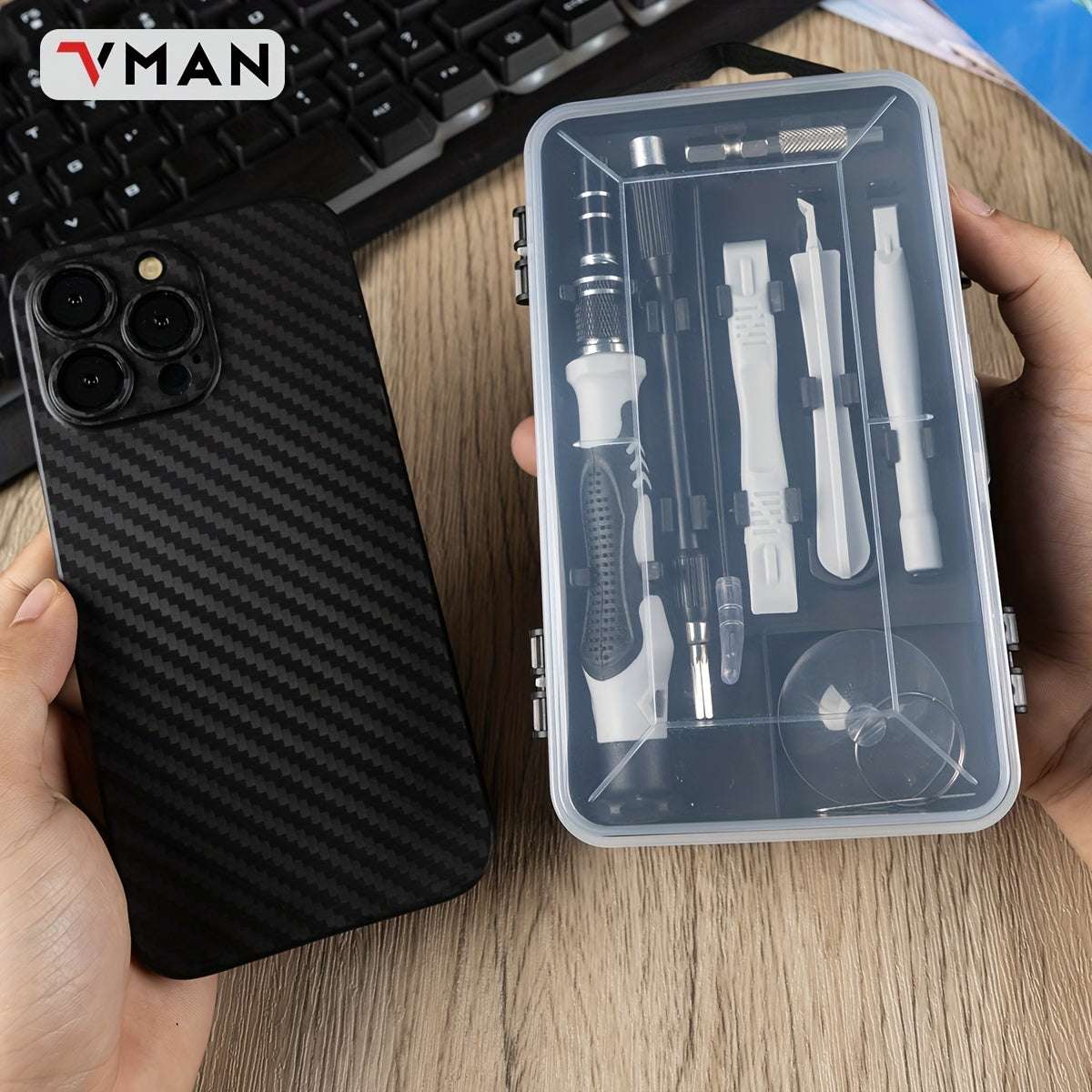 117in 1 Precision Screwdriver Set, Electronics Magnetic Repair Tool Kit with Case for Repair Computer, for iPhone, PC, Cellphone, Laptop, for Switch, PS4, Game Console, Watch, Glasses Etc