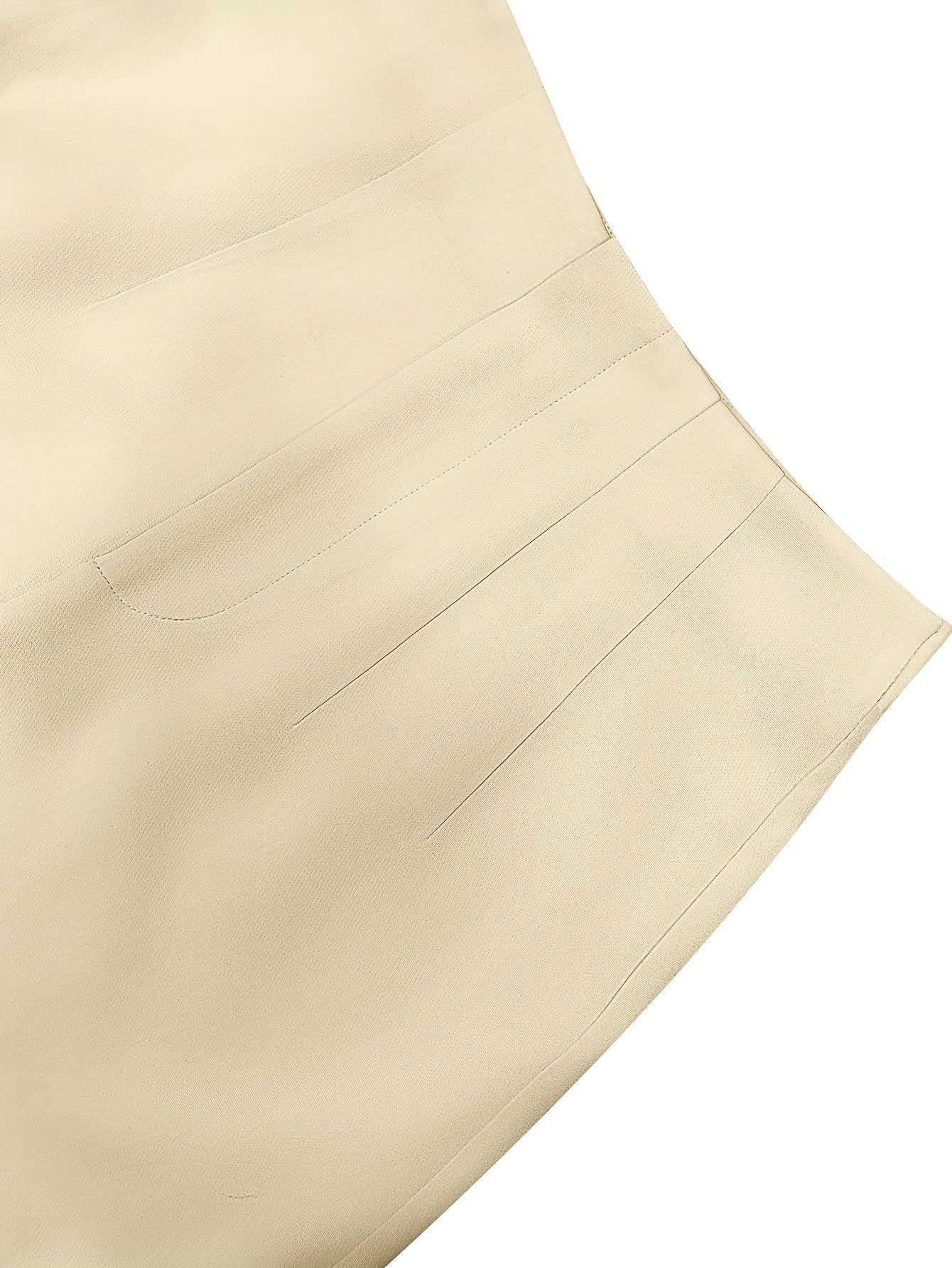 Women's Elegant Solid Black Trousers with Hidden Zipper Closure - Structured Non-Stretch All-Season Work Pants for Commuting, Travel & Professional Attire, Machine Washable Tailored Fit, High Waist Trouser Pants for Women, Pa