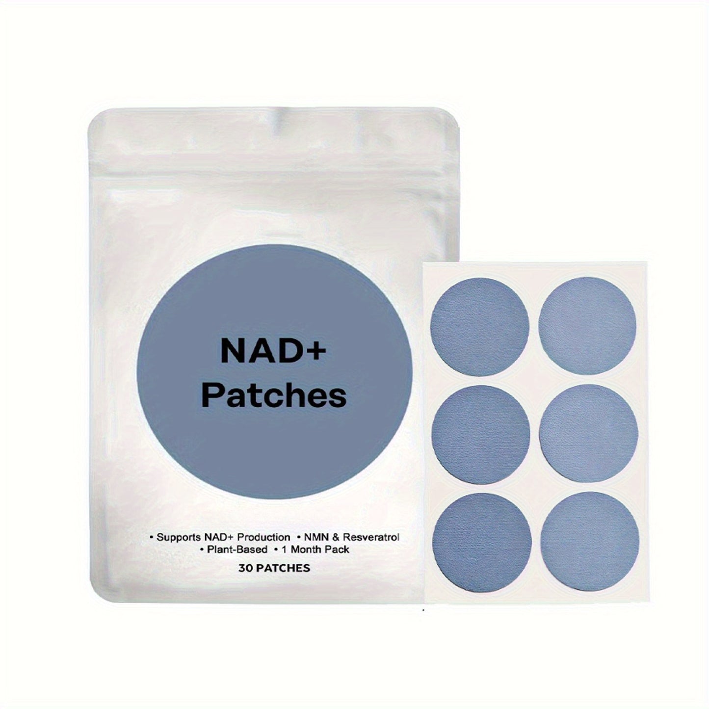 150pcs | 30pcs GLP-1 patch, supports NAD+| vegan | supplement, portable patch, fresh fragrance, ethical manufacturing, high-quality moxibustion patch