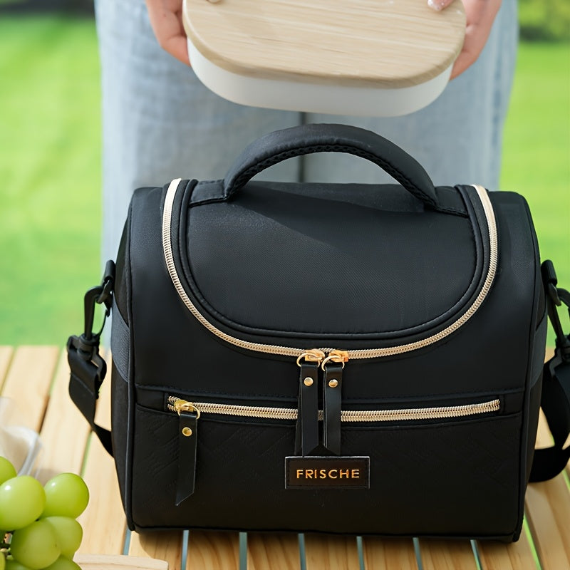 [Leakproof Insulated Lunch Bag] Reusable Leakproof & Lightweight Insulated Lunch Bag | Thermal Food Carrier Tote for Travel, Picnics, Work, Outdoors - Durable Built-in Insulation Cooler