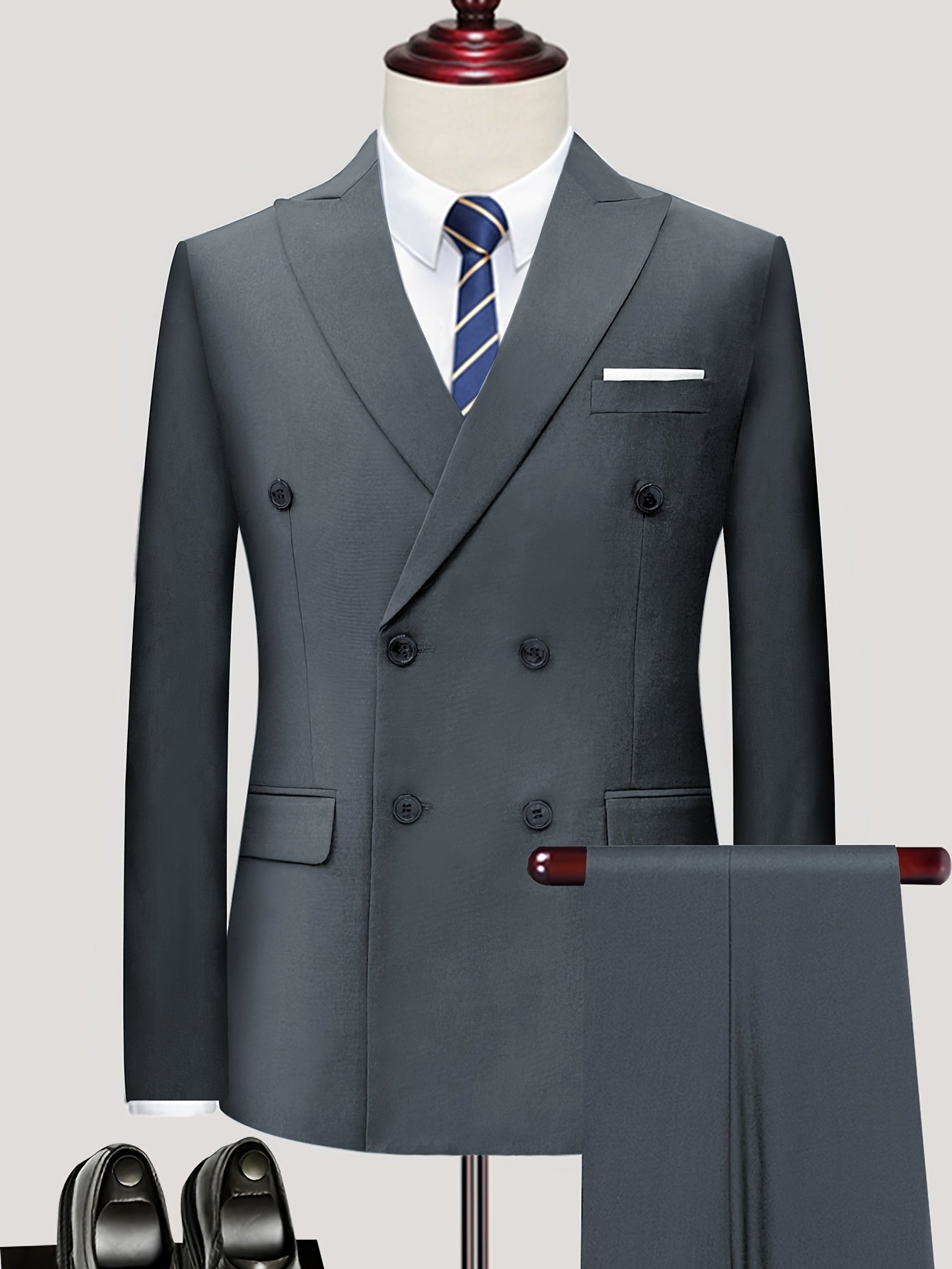 Men's Double-Breasted Suit