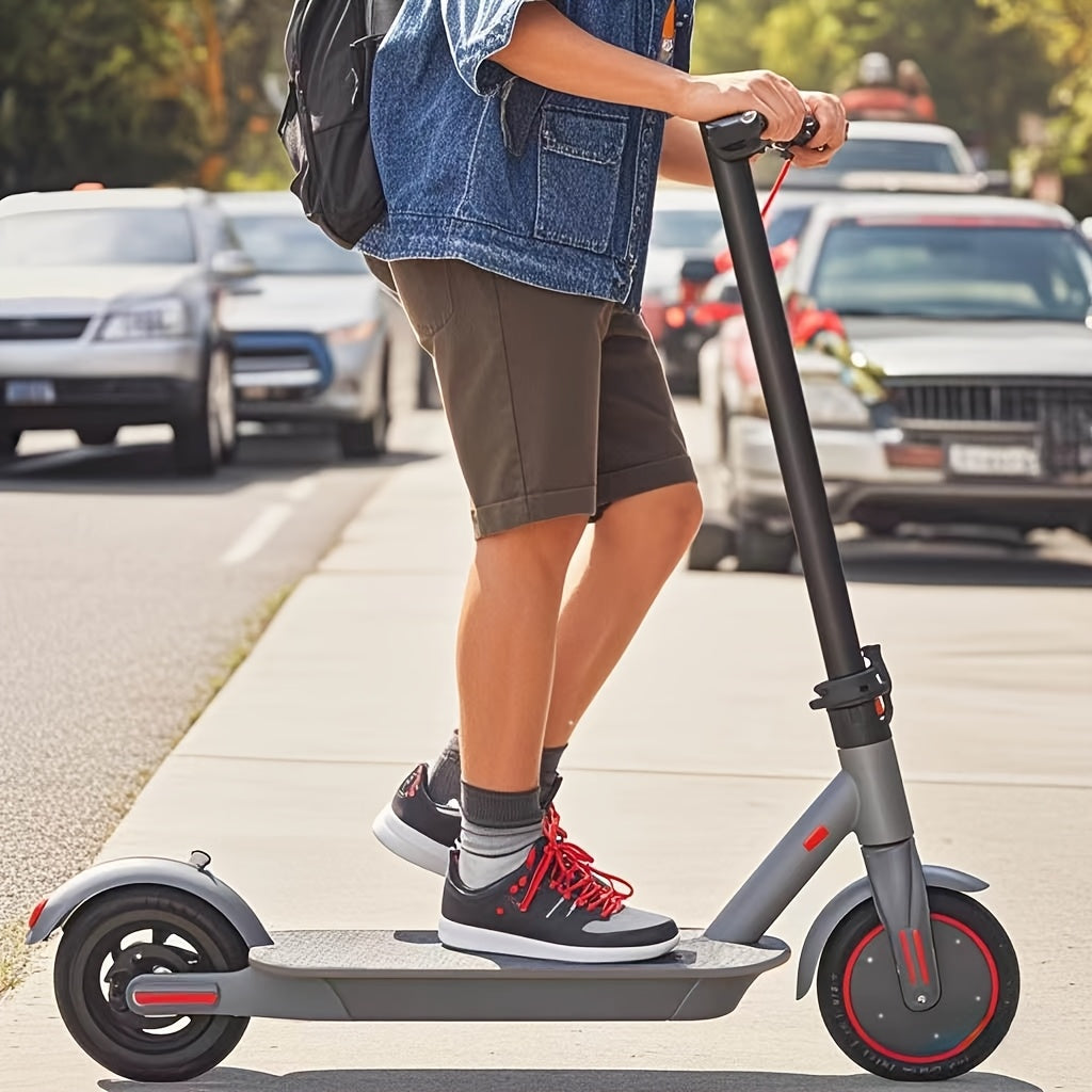 LADPED Electric Scooter LP80, 350W 36V, 8.5" Solid Tires, 19 Mile Range And 3 Modes, High Speed For Teens And Adults, Foldable And Height Adjustable, Designed For Beginners- Ideal For Travel, City Streets, Parks, Or Campus Pa