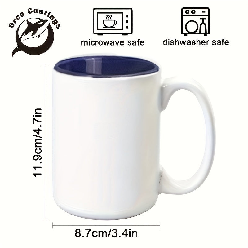 15OZ Ceramic Mug Coffee Cup Green, Red, Blue with Picture Cup Father'S Gift Mother Brother Sister Gift Festival Gift