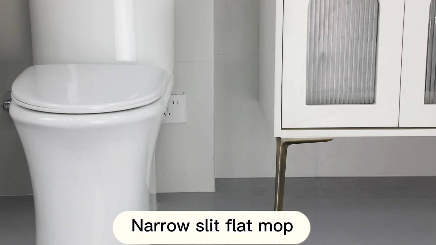 Mop And Mop Bucket Combo Set, Hand-free Flat Mopping Mop And Bucket, Washable Reusable Microfiber Cloth, Wet And Dry, Can Mop Tile Wood Floor Marble, Suitable For Living Room, Bedroom, Kitchen, Bathroom Use