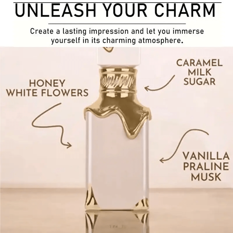 ECLAIRE Women's perfume spray, 100ML, caramel nut musk, lasting fragrance, holiday gift