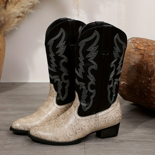 [New Style Cowboy Boots] 2025 New Style Lightweight Men's Western Cowboy Boots | High Top Knight Boots Size 39-48 Couple Boots