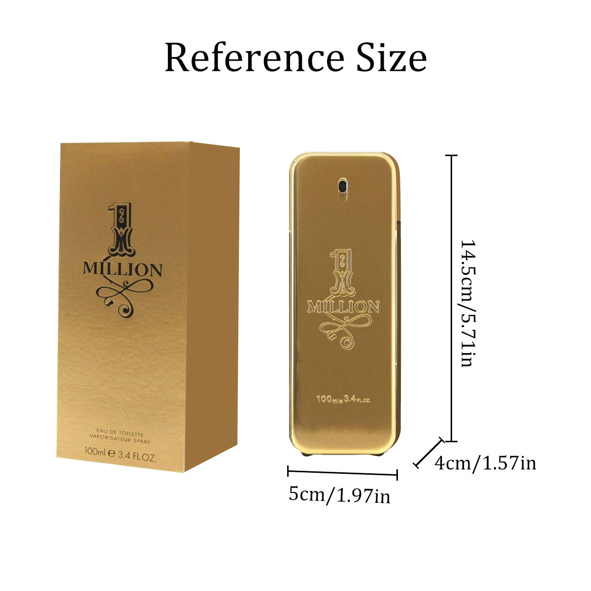 1 million perfume, 3.4 ounces for men and women, durable floral fragrance - elegant floral fragrance