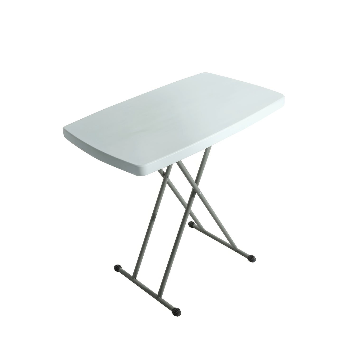 Folding Table 30*20inch/4ft/6ft Portable Heavy Duty Plastic Fold-In-Half Utility Table Indoor Outdoor Adjustable Height Folding Table with Carrying Handle, Office, Camping And Party, Back to School