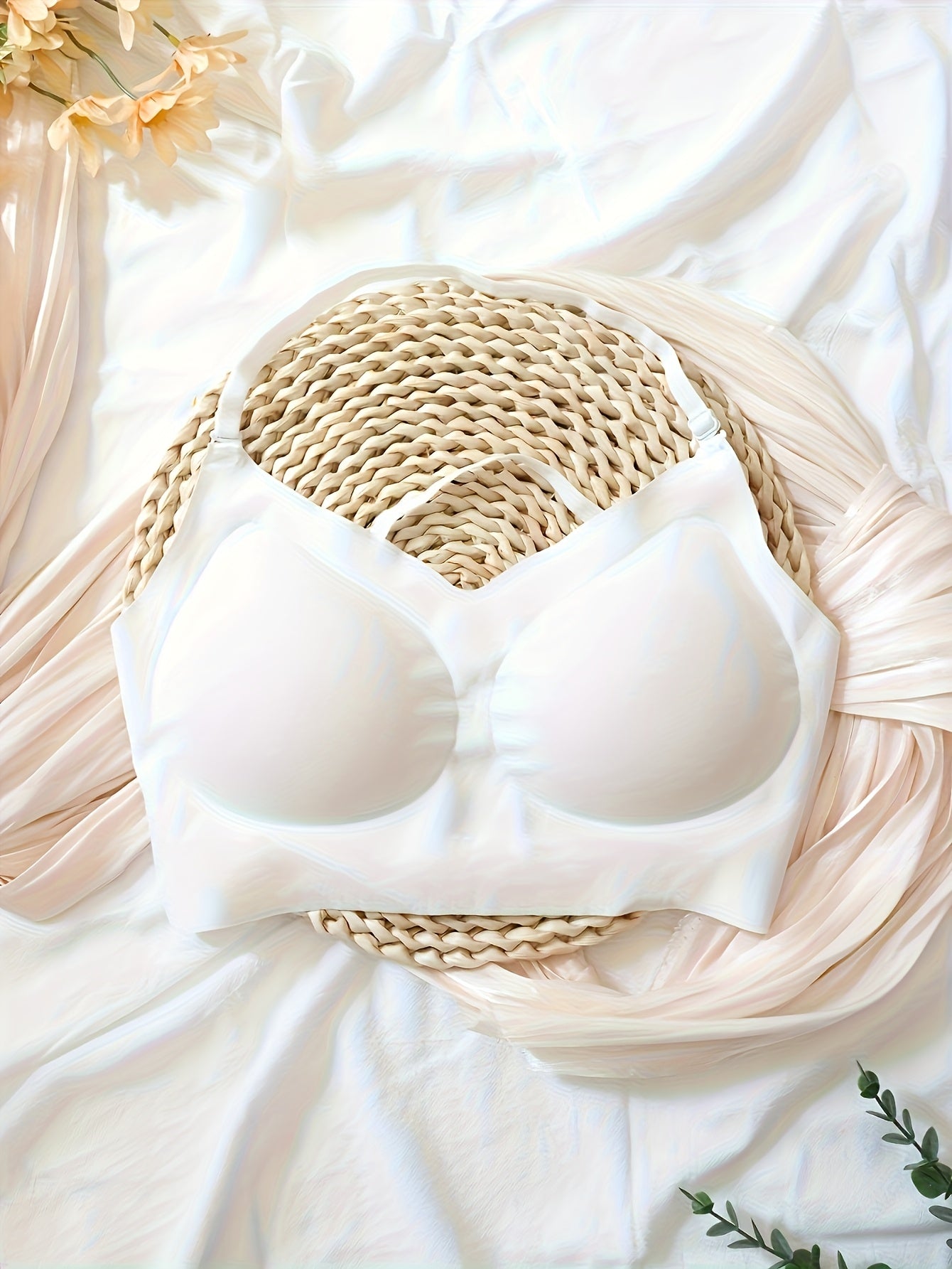 3pcs Ladies' Sexy Backless Gathering Bra