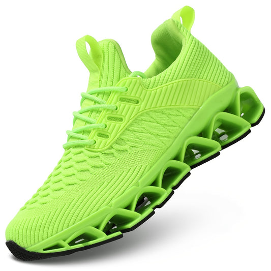 Chic Geometric Women's Sneakers for Fall – Breathable, Stabilizing, & All-Season Running Comfort