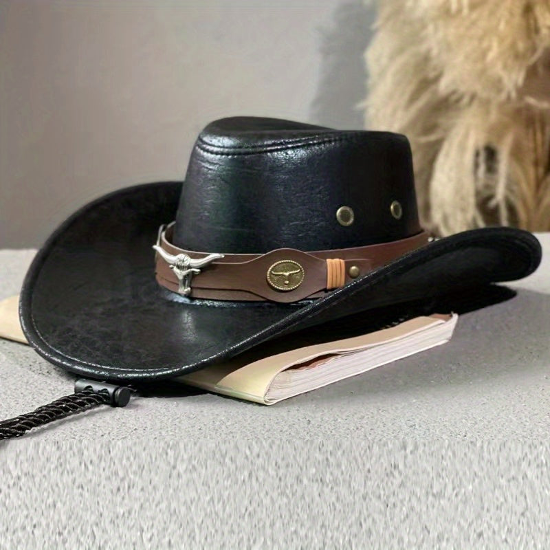 One Bullhide Rivet Cowboy Hat Outdoor Sunshade Western Cowboy Hat