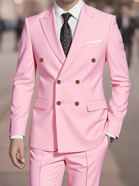 Men's Double-Breasted Suit