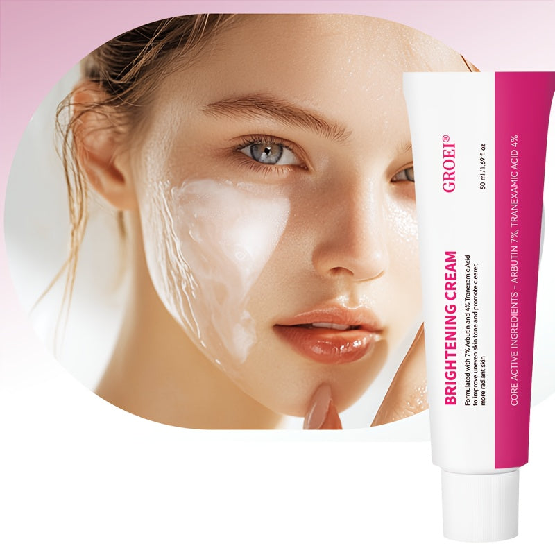 [Radiance Cream] 2pcs Radiance Cream with 7% Arbutin & 4% - Hypoallergenic, Spot-reducing Moisturizer for All Types, Evens Tone, Boosts Radiance, Complexion Care Products