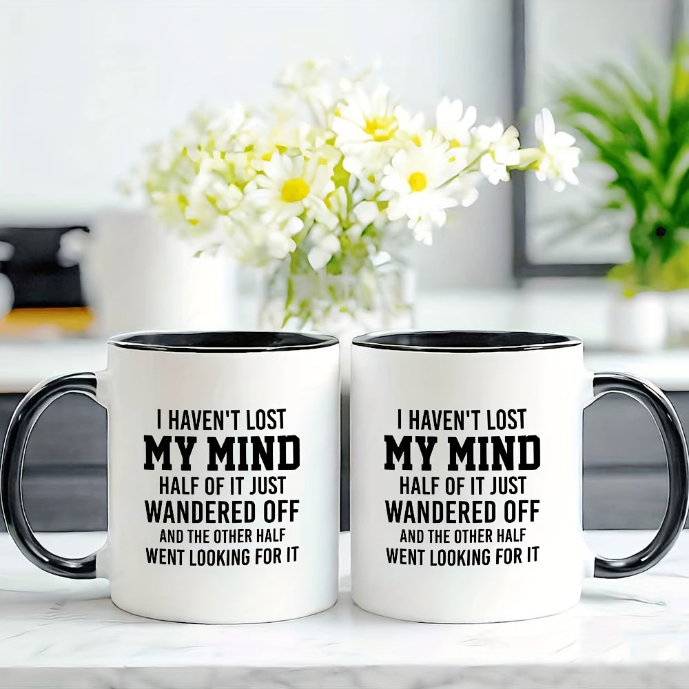 1pc 3A Grade, Funny Mug, 11 OZ, Novelty coffee cup, Coffee Bar Accessories, Inspirational quote text, Gifts for birthdays, Halloween, Father's Day, Mother's Day, Gift for friend sister, brother, dad, mom, Use At Home Party