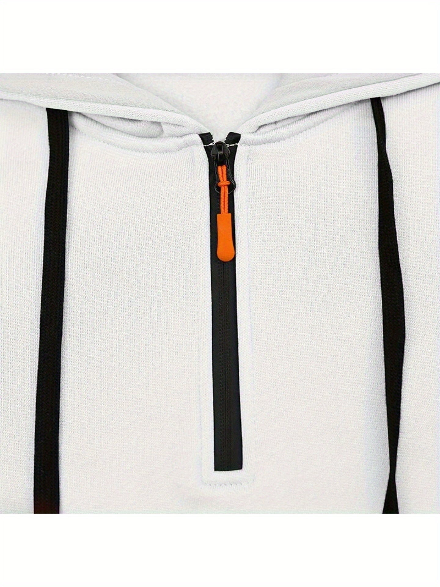 1 Set 2pcs Men's Athletic Casual Tracksuit - Fleece Lined Hooded Long Sleeve Pullover Sweatshirt & Pocketed Sports Pants, Warm Fleece Lining with Breathable Fabric, Perfect for Daily Wear, Outdoor Activities, Home Leisure - M