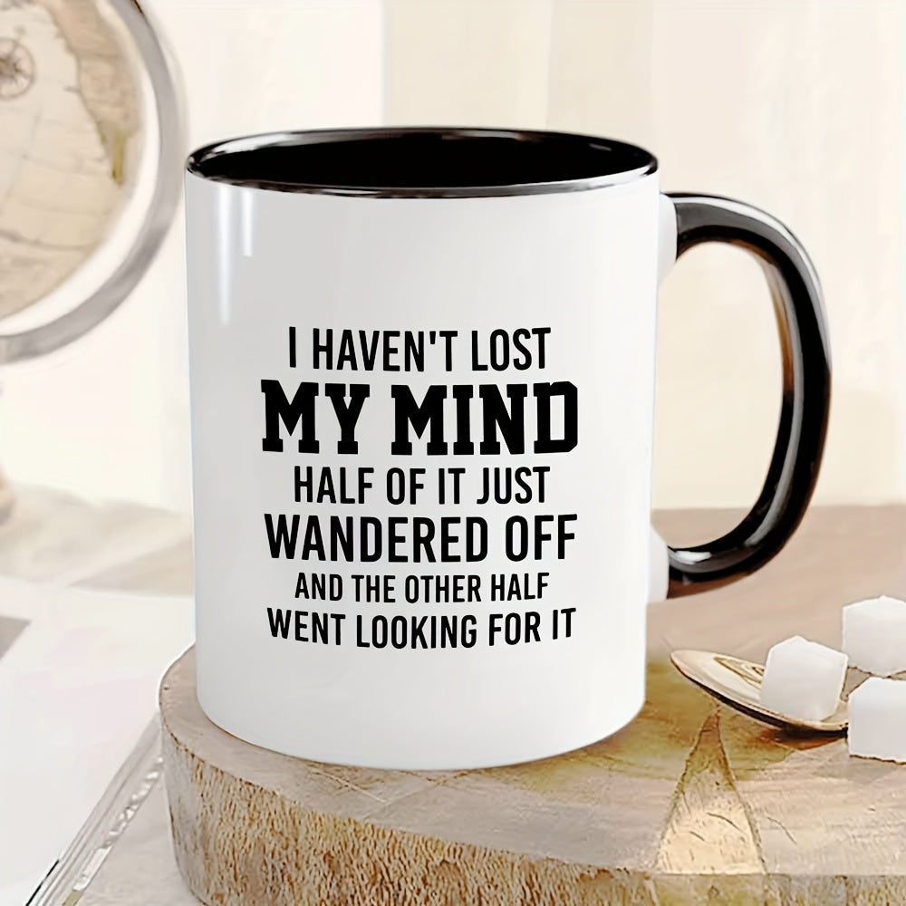 1pc 3A Grade, Funny Mug, 11 OZ, Novelty coffee cup, Coffee Bar Accessories, Inspirational quote text, Gifts for birthdays, Halloween, Father's Day, Mother's Day, Gift for friend sister, brother, dad, mom, Use At Home Party