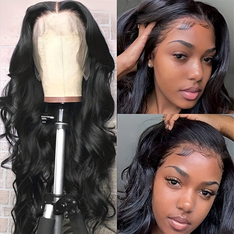 TIMOPOL Hd Clear Lace Front Wig Body Wave 13X4 Lace Front Wig 200% Density Human Hair Wig Pre-drawn