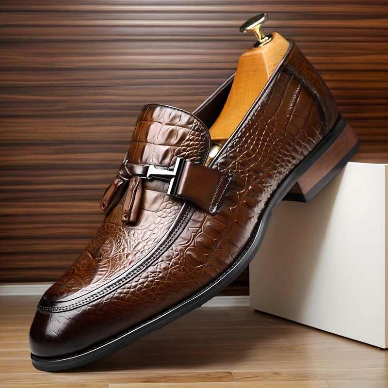 Men's High-end Luxury Top Layer Cowhide Business Casual Leather Shoes, Formal Shoes for Weddings, Business Parties, Banquets, And Offices 56791