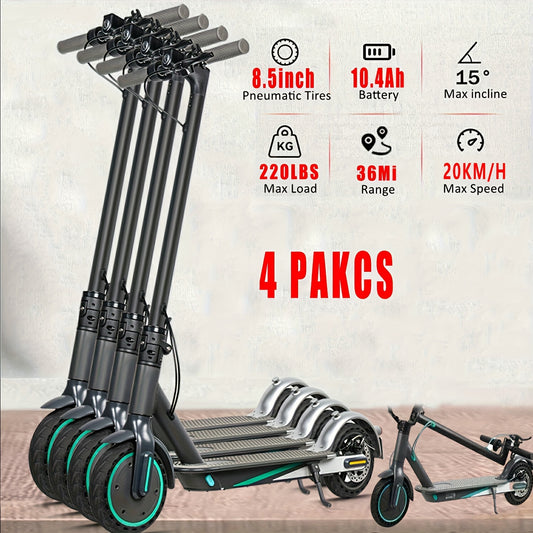 1/2/4PACKS Experience The Freedom Of Urban Travel with The 350W Electric Scooter - A Gift That Keeps On Giving! Reach Speeds Of 20KM/H And Enjoy A Long-Lasting 15 - 26 Miles Range, Making It The Ideal Choice for Food Delivery