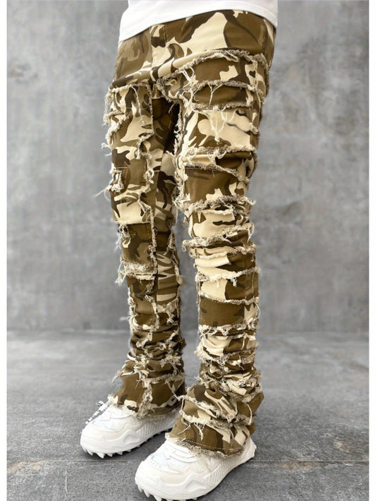 Trending Now: Men's Elastic Straight Leg Jeans, Euro-Street Fashion.